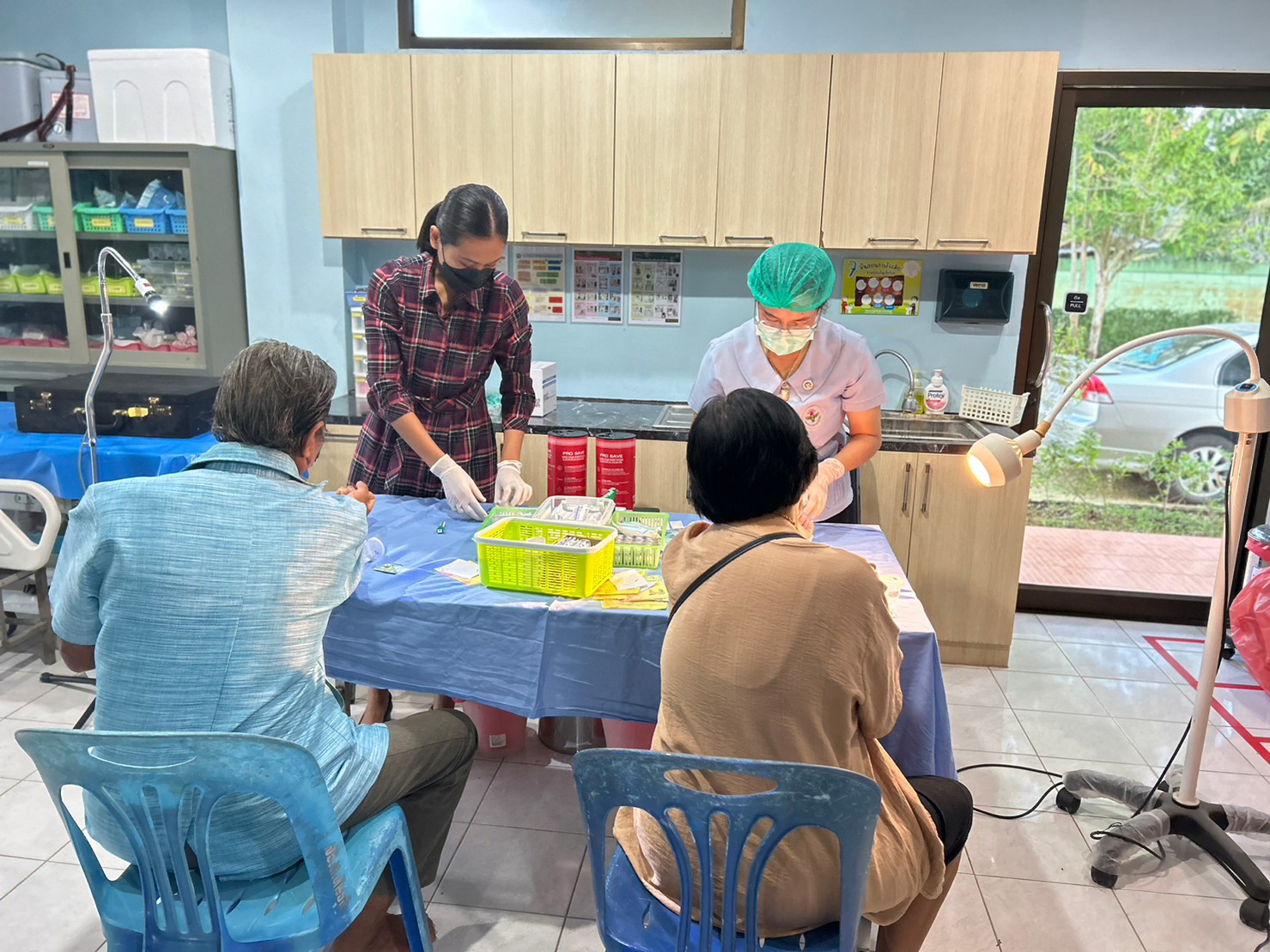 ตรวจสุขภาพประจำปีแก่ผู้ป่วยที่รับยาในพื้นที่ตำบลคันธุลี ณ โรงพยาบาลส่งเสริมสุขภาพตำบลคันธุลี 